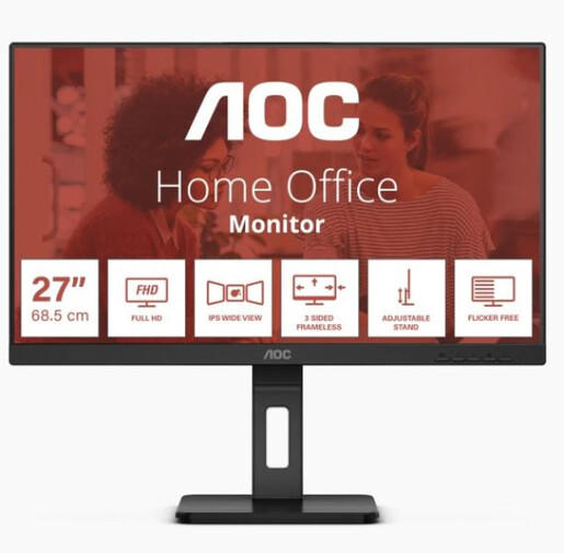 Monitor 27 AOC 27E3QAF, IPS 1920x1080, 75Hz, 4ms, HDMI, VGA, DP