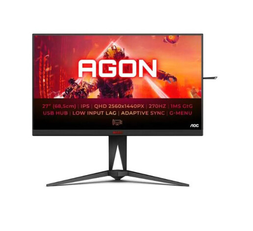 Monitor 27 AOC AG275QZ, IPS 2560x1440, 270Hz, 1ms, 2xHDMI, DP, USB