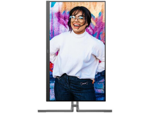 Monitor 27 AOC U27U3CV, IPS 3840X2160, 60Hz, 4ms, HDMI, DP, USB, VESA, pivot