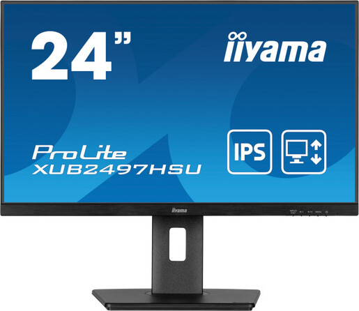 Monitor 23.8 Iiyama XUB2497HSU-B2, IPS 1920x1080, 100Hz, 1ms, HDMI, DP, USB