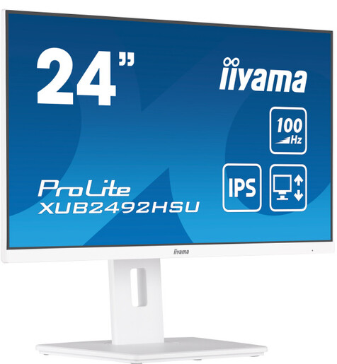 Monitor 23.8 Iiyama XUB2492HSU-W6, IPS 1920x1080, 100Hz, 0.4ms, HDMI, DP, USB