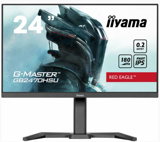 Monitor 23.8 Iiyama GB2470HSU-B6, IPS 1920x1080, 180Hz, 0.2ms, HDMI, DP, USB
