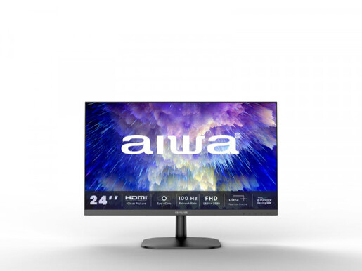 Monitor 23.8 Aiwa MF2405-B, IPS 1920x1080, 75Hz, 5ms, HDMI, VGA, VESA
