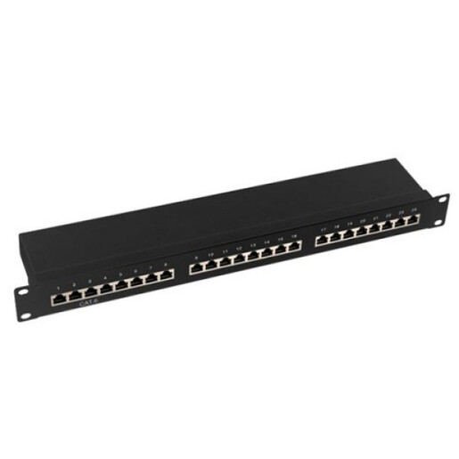 Patch panel OWIRE 19"/1U Cat6A/FTP/24 port