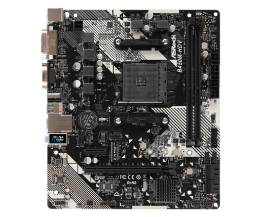 Matična ploča AM4 AsRock B450M-HDV R4.0 90-MXB9N0-A0UAYZ