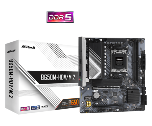 Matična ploča AM5 ASRock B650M-HDV/M.2