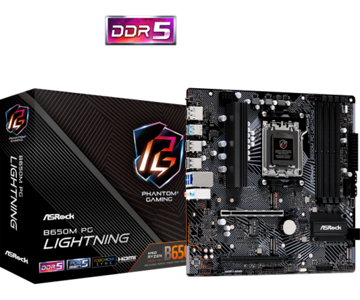Matična ploča AM5 Asrock B650M PG Lightning