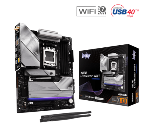 Matična ploča AM5 ASRock X870 LIVEMIXER WIFI