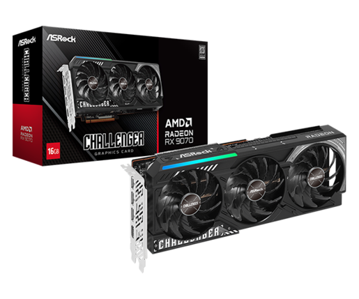 Grafička karta Asrock Radeon RX 9070 Challenger 16GB, RX9070 CL 16G
