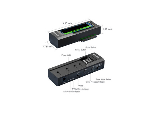 USB Docking Sandberg M2 + NVMe + SATA 136-49