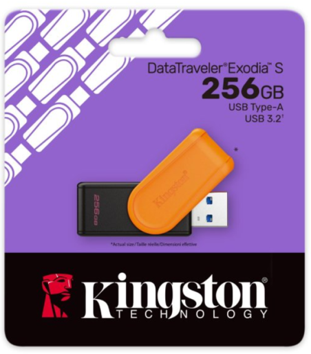 USB Flash Kingston 256GB DataTraveler Exodia USB3.2, DTXS/256GB