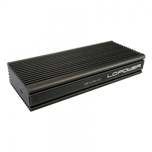 HDD Rack LC Power LC-M2-C-NVME-2X2 - M.2 SSD Enclosure Gen 2x2