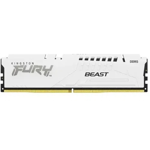 RAM DIMM DDR5 16GB 6000MT/s Kingston Fury Beast White KF560C36BWE2-16 w/Heatsink