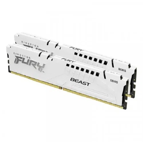 RAM DIMM DDR5 32GB (2x16GB) 5200MHz Kingston Fury Beast White KF552C40BWK2-32