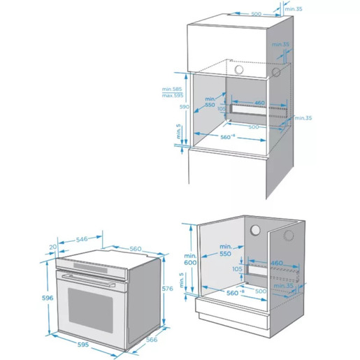 Midea ugradna rerna 7NM30E0B