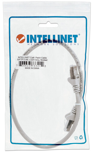 LAN SFTP kabl intellinet 733212 Cat6 CU/Sivi/0,5m