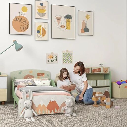 KINDER HOME Dečiji krevet, zaštita od pada,ŠUMA