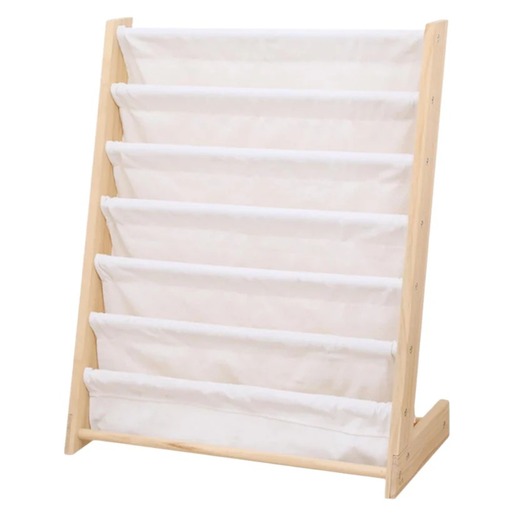 KINDER HOME Drveni dečiji organizator sa policama za igračke i knjige - PSI