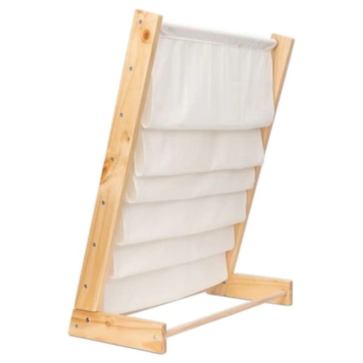 KINDER HOME Drveni dečiji organizator sa policama za igračke i knjige - PSI