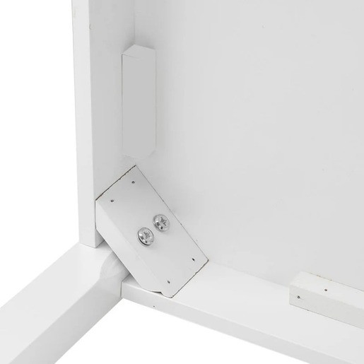 KINDER HOME Dečiji sto sa 4 stolice, drveni set za igru i učenje, beli