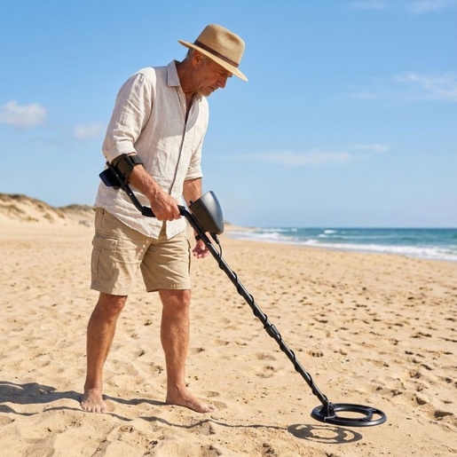 ModernHome Metal Detektor 1032 sa 3 Moda za zlato, srebro i novčiće, LCD Display GC-1032