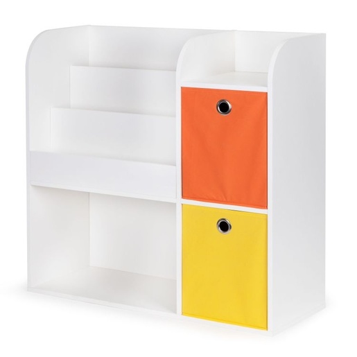 ECO TOYS Drvena decija polica organizer sa policama 02A ZKB-02A