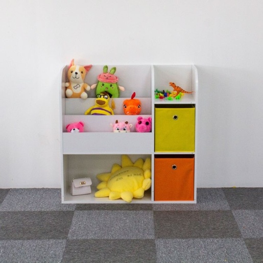 ECO TOYS Drvena decija polica organizer sa policama 02A ZKB-02A