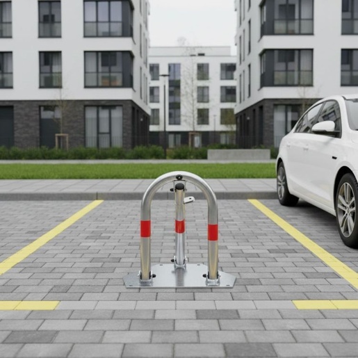 ModernHome Parking baijera sklopiva 45 cm SIVA DNPL-005