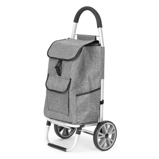 ModernHome Shopping kolica sa torbom 33 litara veliki tockovi SIVA PGJSFC020-GY