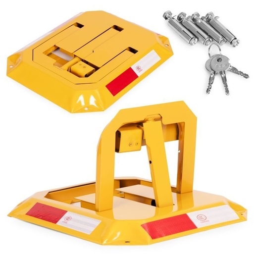 ModernHome Parking barijera 30 cm sklopiva sa kljucem i reflektujucom trakom with Key and Reflective Stripes DNPL-007