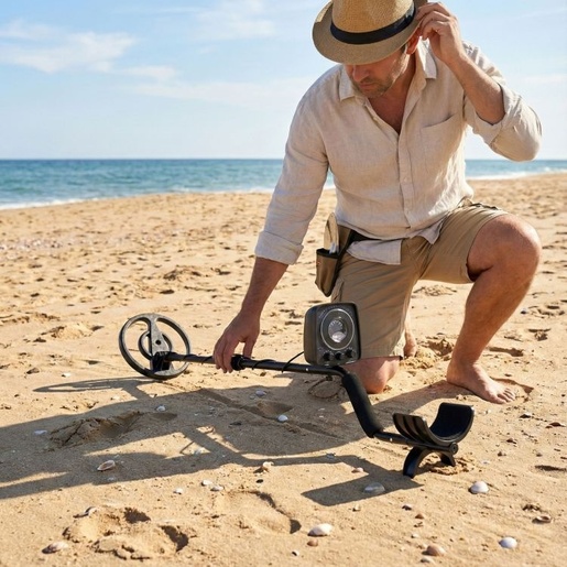 ModernHome Metal Detektor 1065 sa 3 Moda za zlato, srebro i novčiće GC-1065