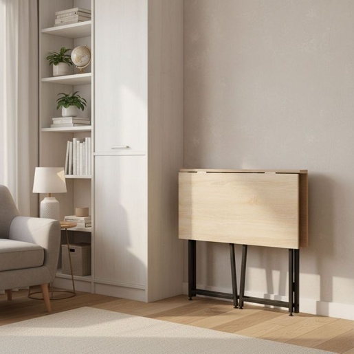 ModernHome Sklopivi sto za kompijuter 80x45 cm Laptop Table Natur TH-FD-6-16