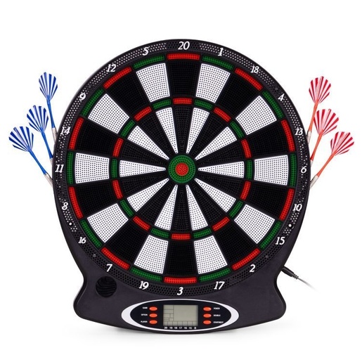 ModernHome Elektronski pikado sa LCD ekranom 38 cm, 18 igara, set sa 6 pikada AP-100