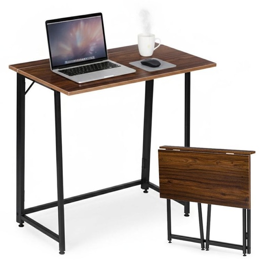 ModernHome Sklopivi sto za kompijuter 80x45 cm Laptop Table Dark wood TH-FD-15