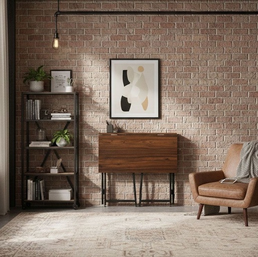 ModernHome Sklopivi sto za kompijuter 80x45 cm Laptop Table Dark wood TH-FD-15