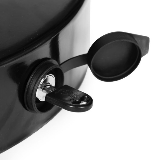 ModernHome Parking barijera sklopiva 40 cm zaobljena sa kljucem, daljinskomkontrolom i alarmom DNPL-002