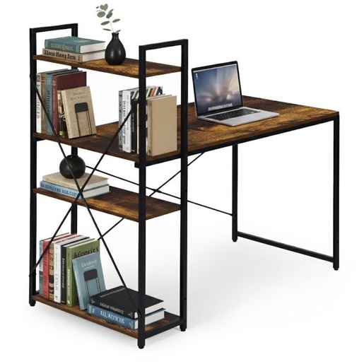 ModernHome Radni sto 120x60 cm sa policama Loft Style TH-SD-7-16