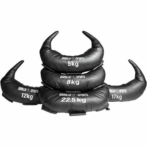Gorilla sports Fitnes vreća crna 8-22,5 kg
