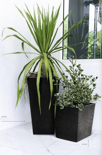 Saksija "SONATA" (Antracit - Tamno siva) EU5100020