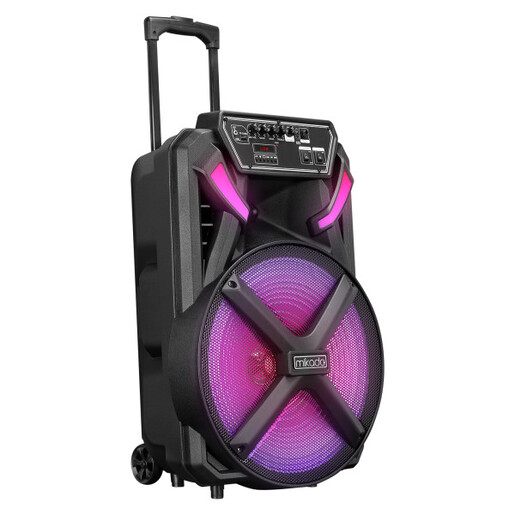 Zvucnik Mikado MD-BT123 30W, USB, Bluetooth, micro SD + mikrofon crni