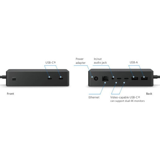 Microsoft Surface Pro/Book Docking Station USB-C x 4/1GK-00002