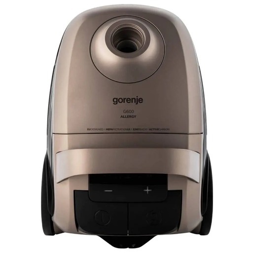 Gorenje usisivač sa kesom VCE 28 G6ALLGO, 850 W, 3 L, zlatni