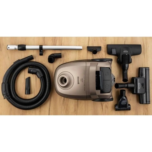 Gorenje usisivač sa kesom VCE 28 G6ALLGO, 850 W, 3 L, zlatni