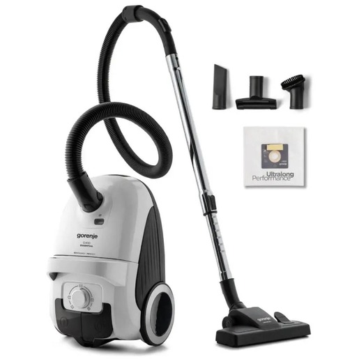 Gorenje usisivač sa kesom VCE 21 G4EW, 750 W, 3 L, beli