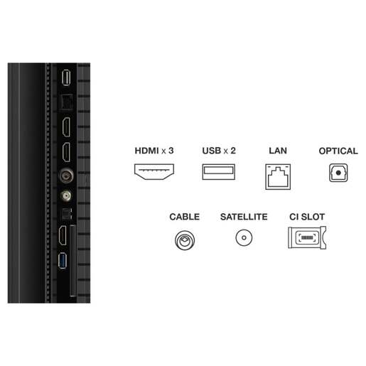 TCL QLED TV 75" 75P7K, 4K Ultra HD, Smart TV, Google TV, AiPQ Procesor, Game Master, HVA Panel, Dolby Vision