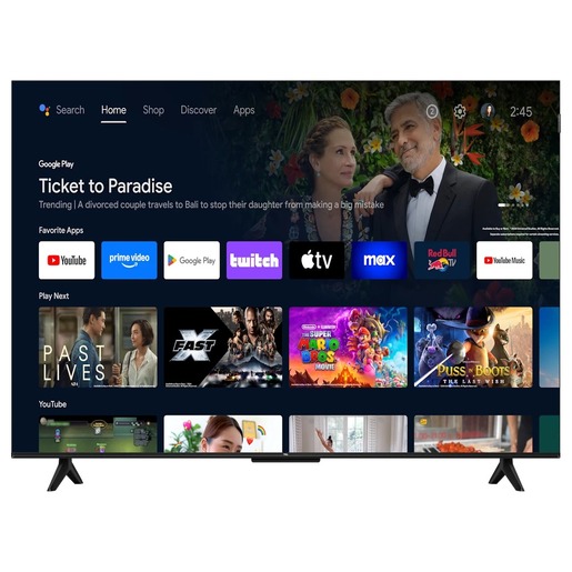 TCL QLED TV 50" 50S5K, FullHD, SmartTV, Google TV, Multiple Viwing Mode, HDR10, Dolby Audio, Slim Dizajn