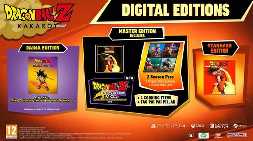 Switch Dragon Ball: Kakarot - Master Edition