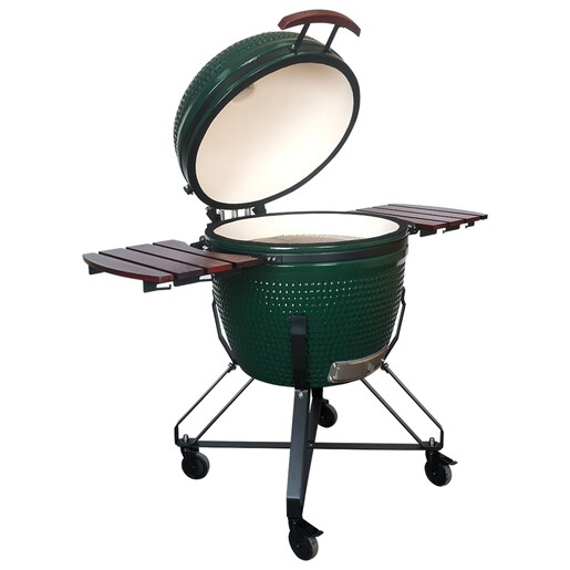 Braai kamado 26" (dark green) keramički roštilj na ugalj