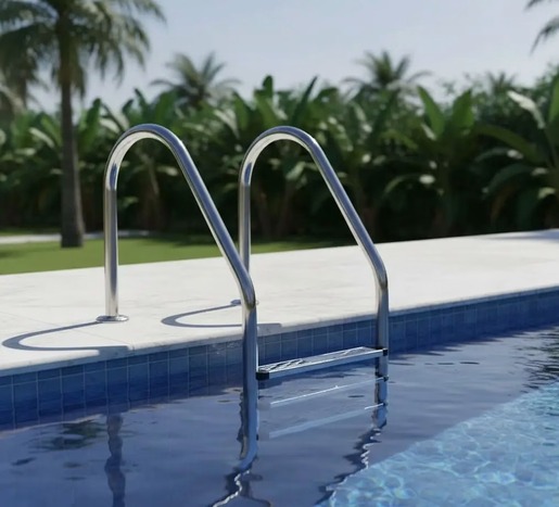 Nero Merdevine Standard AISI 304 – 4 step Flanša
 9422