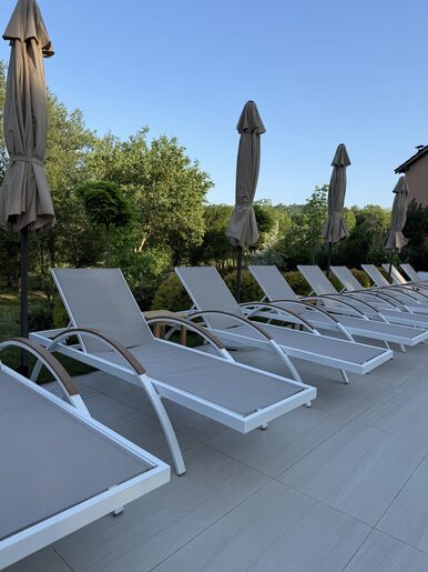 Nero Aluminijumska ležaljka 195x65x30 cm BEŽ boja 13429